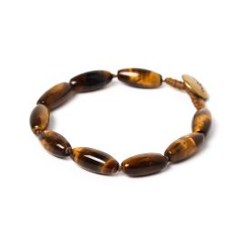 olives men bracelet Tiger eye - Nature Bijoux
