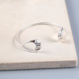 2 rings cuff bracelet Rokia - Ori Tao