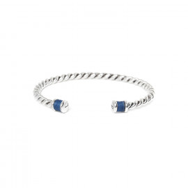 bracelet twist bleu L "Cuff" - Ori Tao