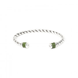 bracelet twist vert S "Cuff" - Ori Tao