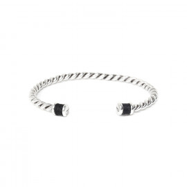 bracelet twist L black "Cuff" - Ori Tao