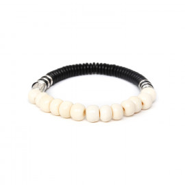 bone stretch bracelet "Iroquois" - Nature Bijoux