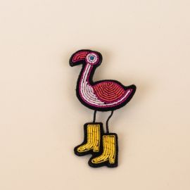 Flamingo brooch - Macon & Lesquoy