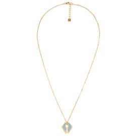 BYZANCE light blue long necklace - 