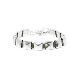 bracelet chaine vert M "Ice cube" - Ori Tao