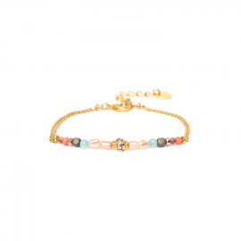 bracelet mousqueton chaîne double "Lovely" - Franck Herval