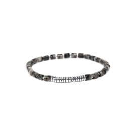 bracelet jaspe flocon "Puka" - Nature Bijoux