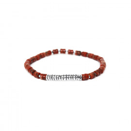 red jasper bracelet "Puka" - Nature Bijoux