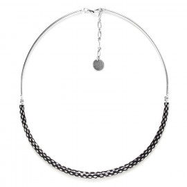 black necklace "Boa" - Ori Tao
