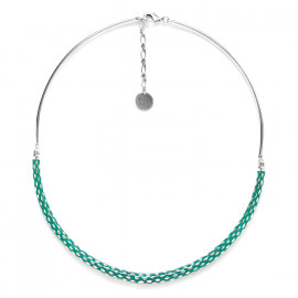 green necklace "Boa" - Ori Tao