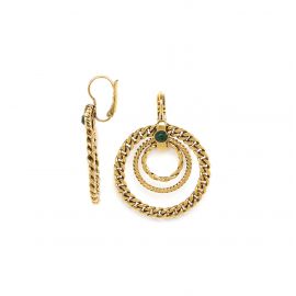malachite earrings "Ophelia" - Ori Tao