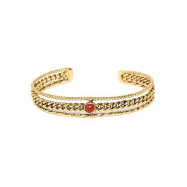 bracelet jaspe rouge "Ophelia" - Ori Tao