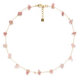 PEPITA strawberry quartz bracelet - Olivolga Bijoux