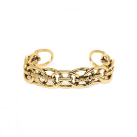 interlaced ring golden bracelet "Cuff" - Ori Tao