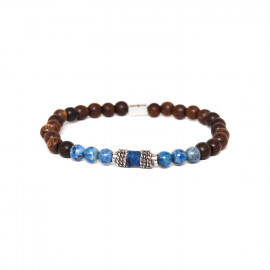bracelet lapis lazuli "Bobine" - Nature Bijoux