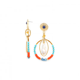 pearl earrings "Copacabana" - Nature Bijoux