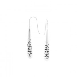 drop hook earrings (silver) "Cranberries" - Ori Tao