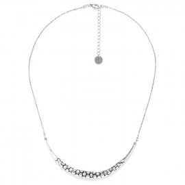 semi rigid necklace (silver) "Cranberries" - Ori Tao
