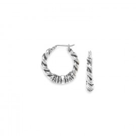creoles earrings (silver) "Palerme" - Ori Tao