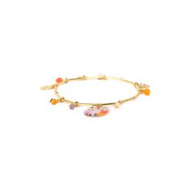 multi-dangle bracelet "Rosy" - Franck Herval