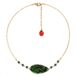 collier vert "Gaia" - Nature Bijoux
