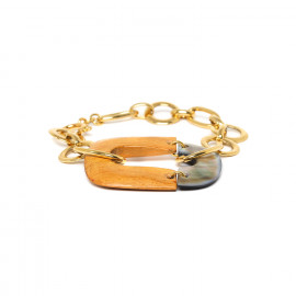 bracelet chaine et anneau "Sunshine" - Nature Bijoux