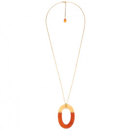 oval pendant necklace "Sunshine" - Nature Bijoux