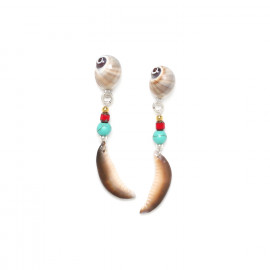 shell top post earrings "Zapatera" - Nature Bijoux