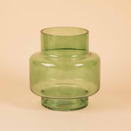 Nordic Cylinder Vase PM Green - Bazardeluxe