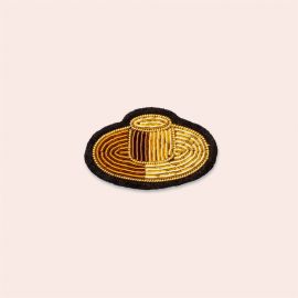 Brooch - straw hat - Macon & Lesquoy