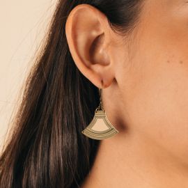 MASSAI light pink earrings - Amélie Blaise