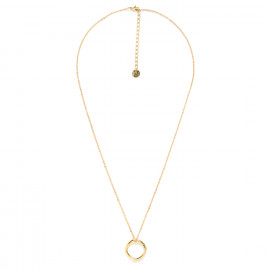 golden ring long necklace "Braids" - Ori Tao