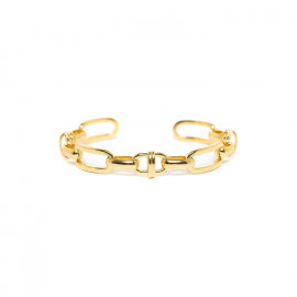 bracelet rigide métal doré à l'or fin "Brooklyn" - Ori Tao