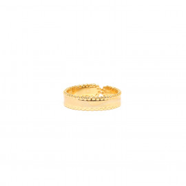 golden ribbon ring "Empreinte" - Ori Tao