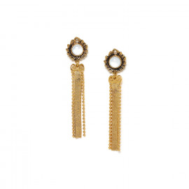 golden post earrings "Mon ange" - Ori Tao