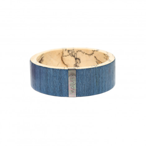 bracelet rigide bleu "Cosmos"