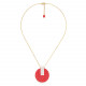 collier pendentif rouge "Cosmos" - Nature Bijoux