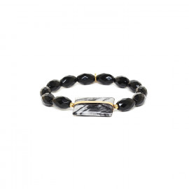 bracelet extensible onyx "Berlin" - Nature Bijoux