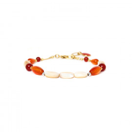 adjustable bracelet on chain "Caramel" - Nature Bijoux