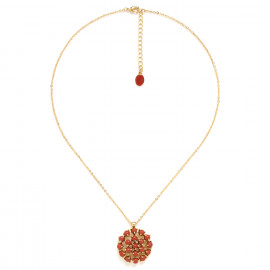 red jasper short necklace "Opera" - Nature Bijoux