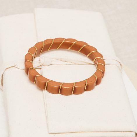 brown and golden Suzy bangle