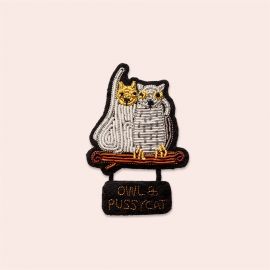 Broche- Owl and pussycat - Macon & Lesquoy