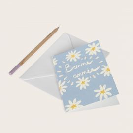Carte Happy Daisies "Bonne année" - Season Paper