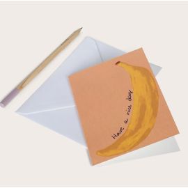 Card big banana "Have a nice daye" - Season Paper