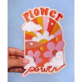 Flower Power - iron-on patch - Malicieuse