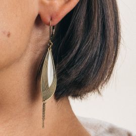 PETALES small pearly earrings - Amélie Blaise