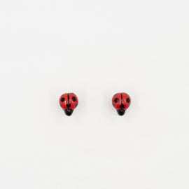 Ladybug small earrings - Nach
