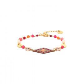 Shell + looped bead bracelet "Yoko" - Franck Herval