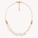 Short necklace with facetted rock crystal "Pondichery" - Nature Bijoux