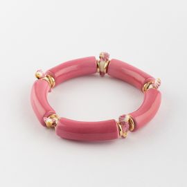 Bracelet perle Cacatoès rose - Nach